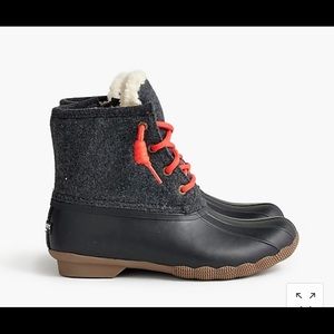 J Crew Flannel Shearwater Flannel Boot. Sperry Topsider